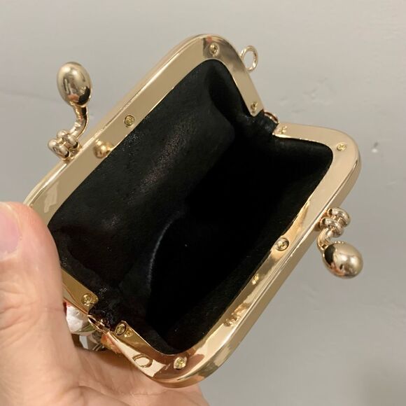 Handmade Genuine Leather Floral Embossed Wristlet/Coin Pouch/Crossbody - Picture 15 of 15